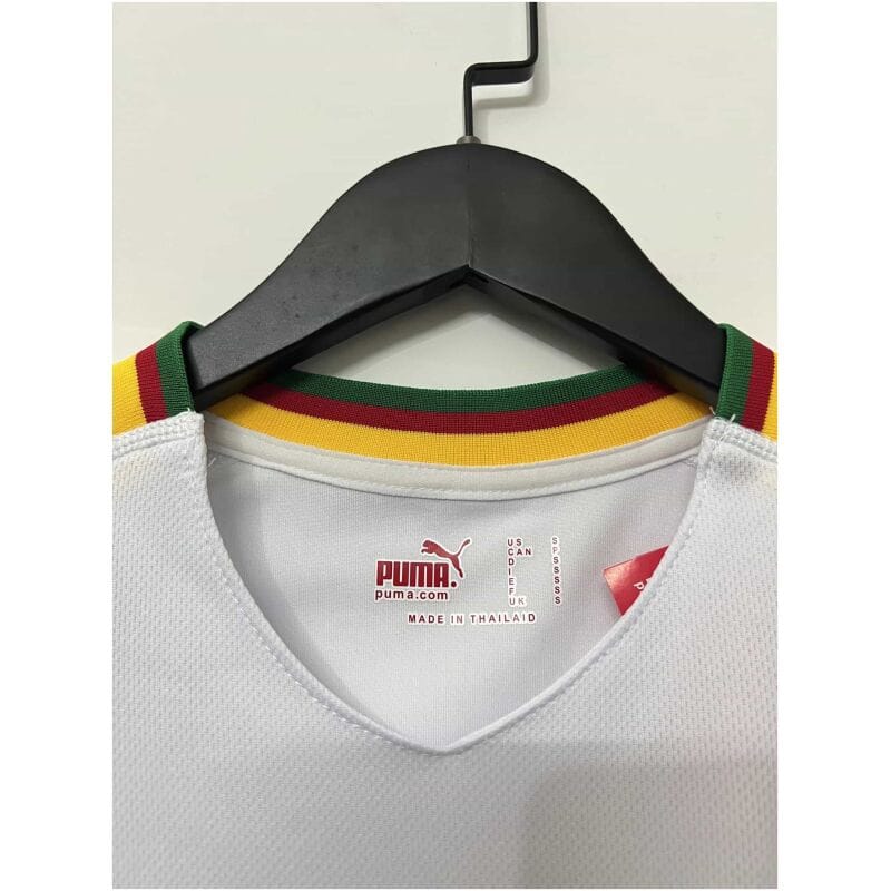 Mens Cameroun Retro Singlet White 2002