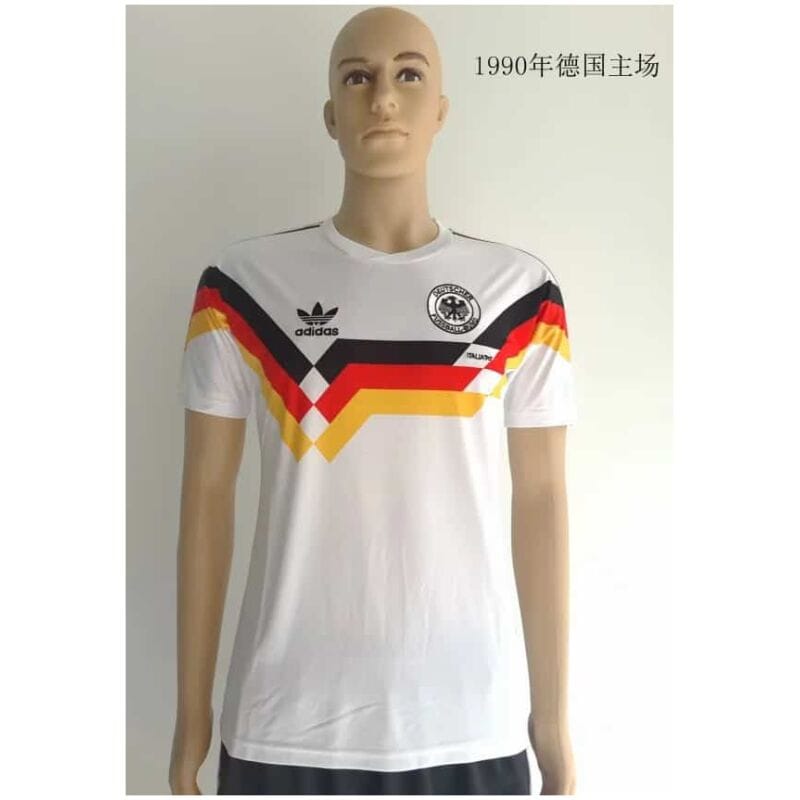 Mens Germany Retro Home Jersey 1990