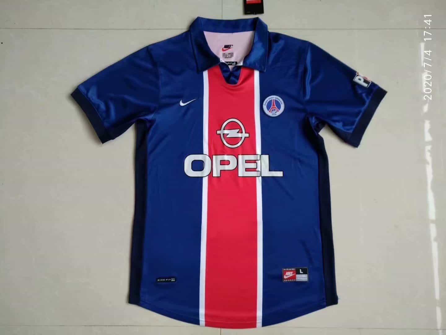 PSG Retro Home Jersey Mens 1998/99
