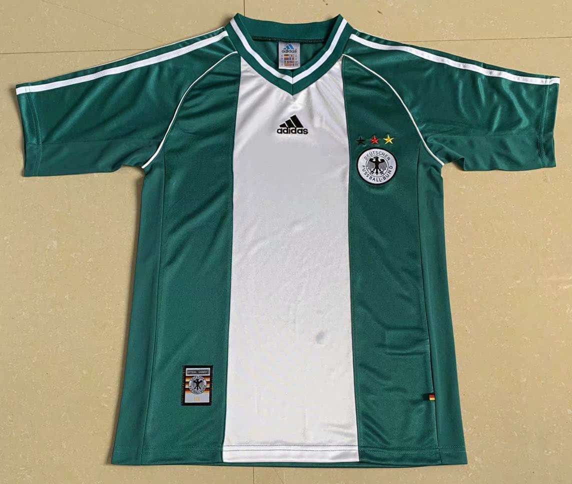 Mens Germany Retro  Away Jersey 1998
