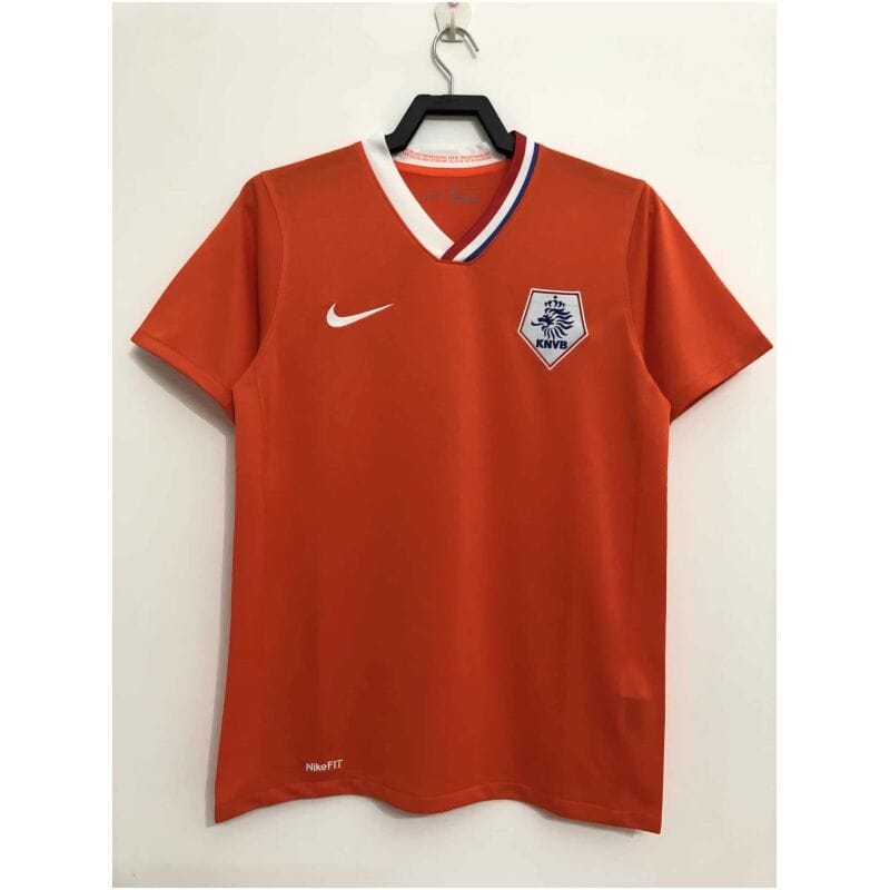 Mens Netherlands Retro Home Jersey 2008