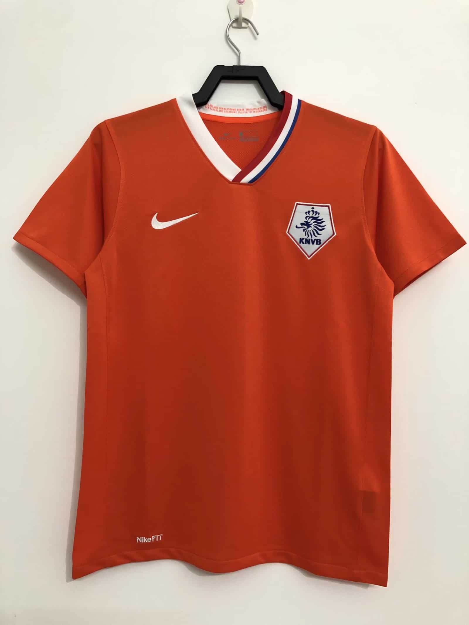 Mens Netherlands Retro Home Jersey 2008