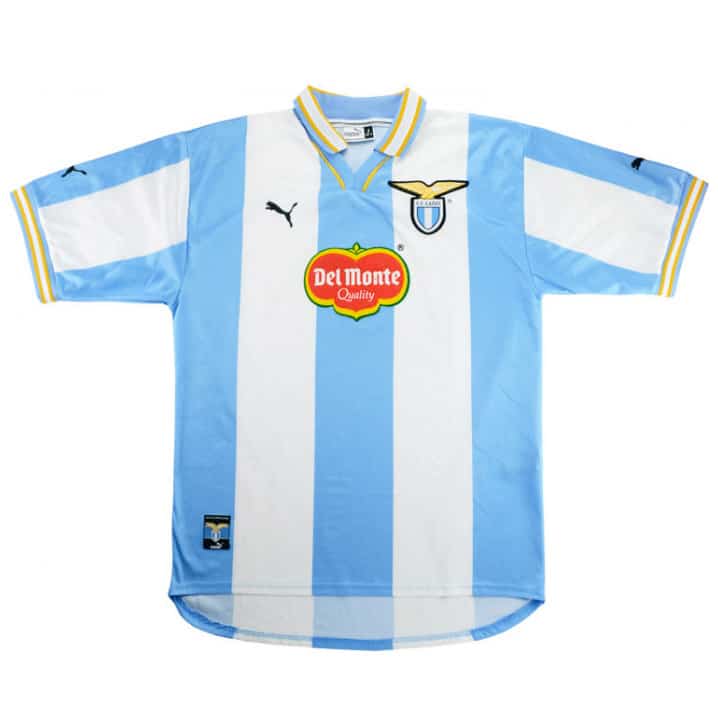 S.S. Lazio Retro Home Jersey Mens 1999/2000