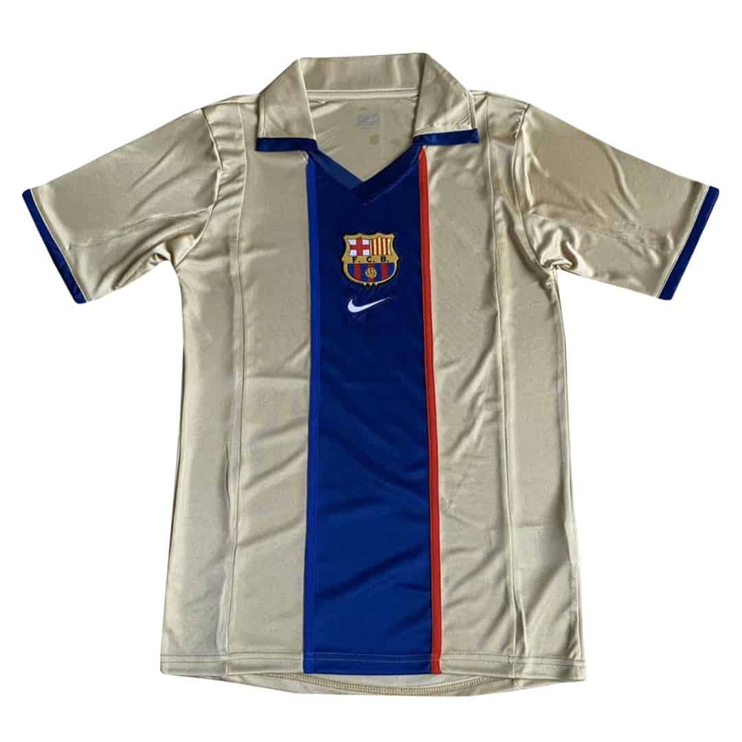 Barcelona Retro Away Jersey Mens 2002