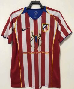 Mens Atletico Madrid Retro Home Jersey 2004/05