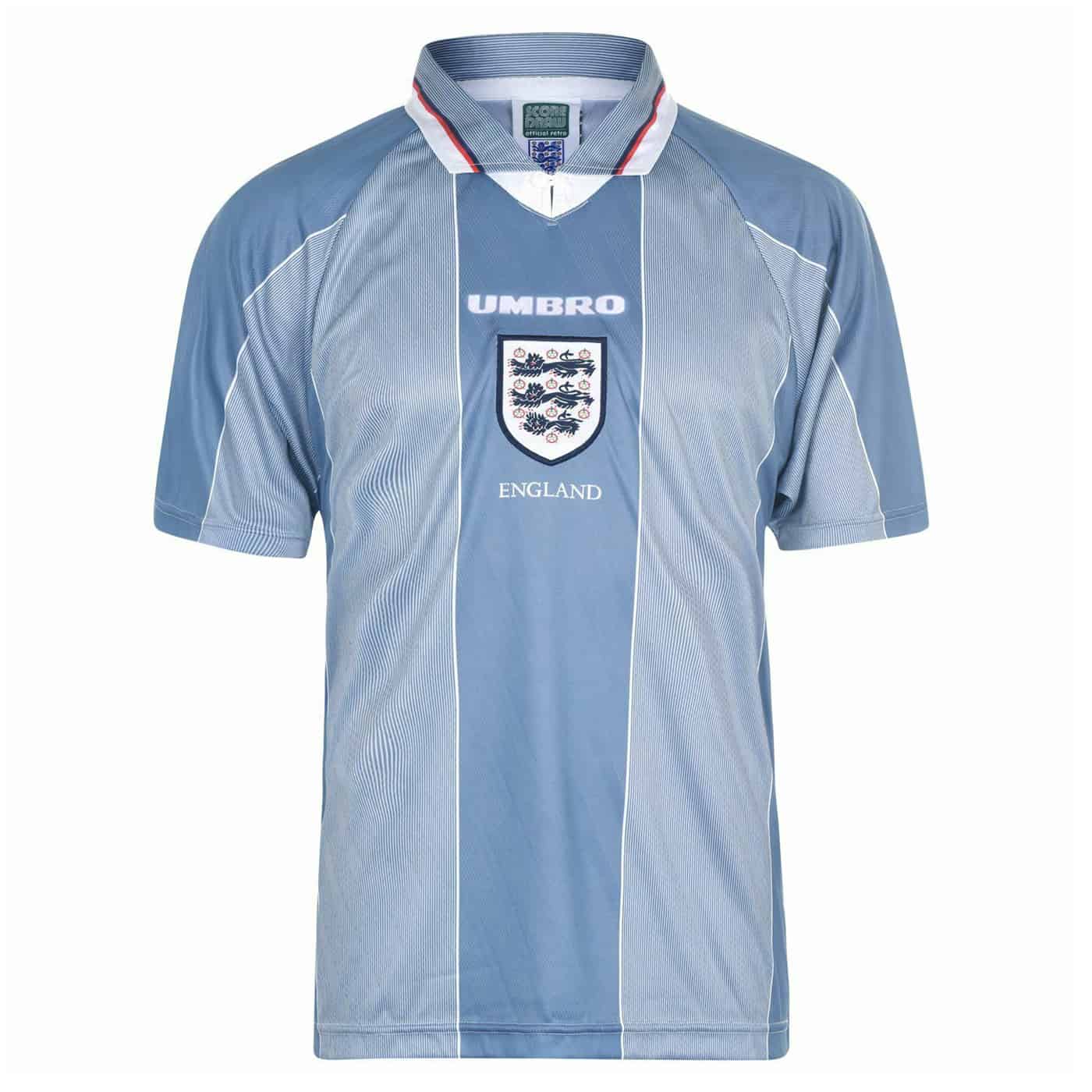 England Retro Away Jersey Mens 1996