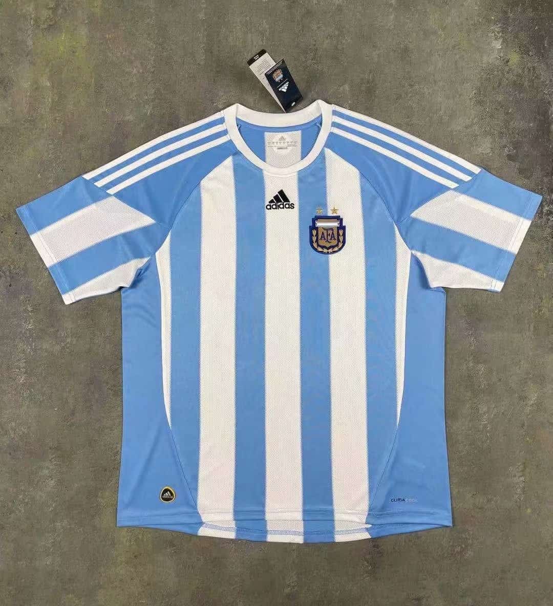Mens Argentina Retro Home Jersey 2010
