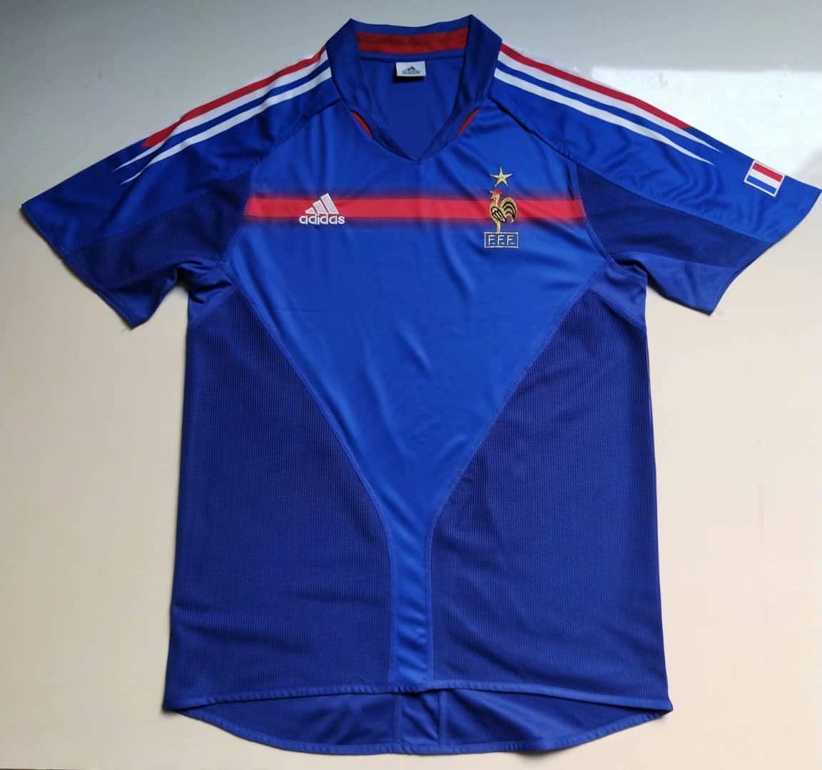 France Retro Home Jersey Mens 2004
