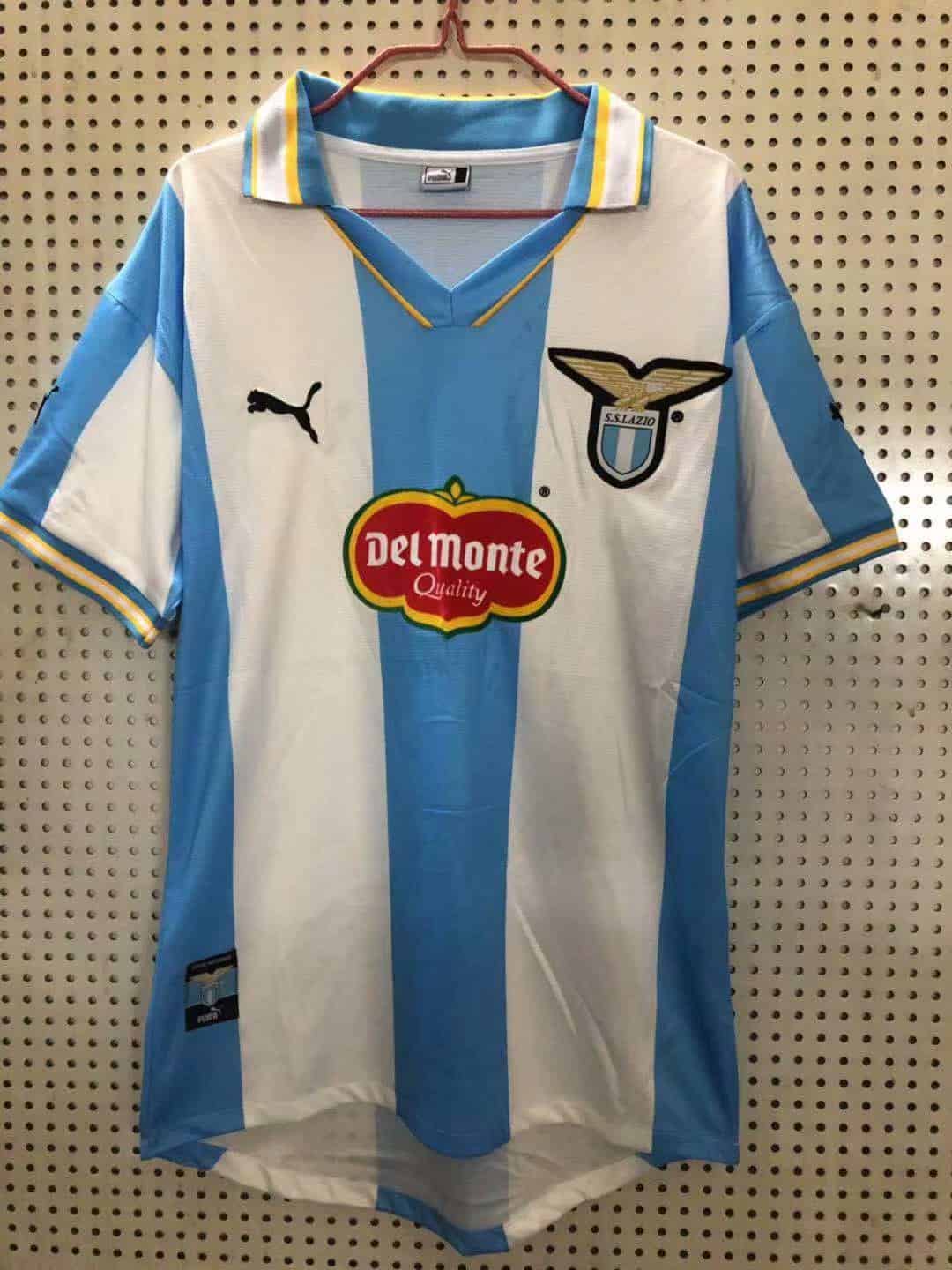 S.S. Lazio Retro Home Jersey Mens 1999/2000