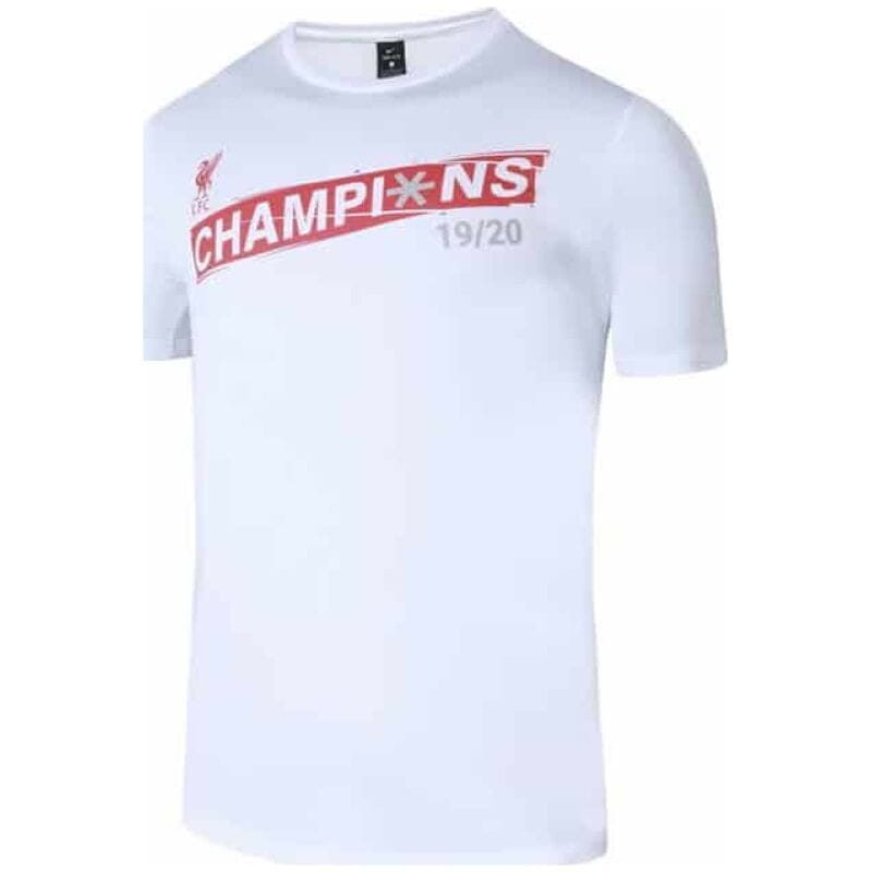 Mens Liverpool 1920 Premier League Champions T-Shirt White
