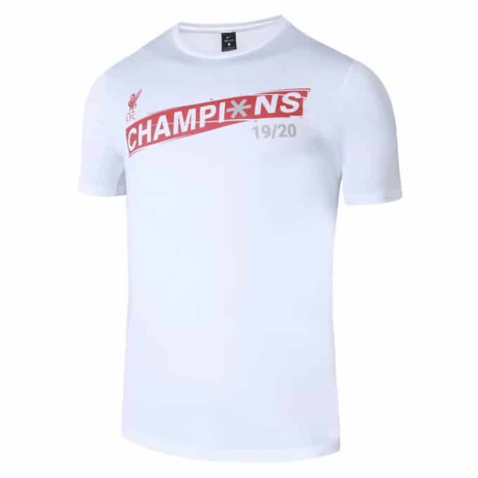 Mens Liverpool 1920 Premier League Champions T-Shirt White