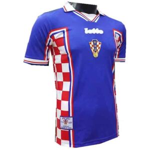 Mens Croatia Retro Away Jersey 1998