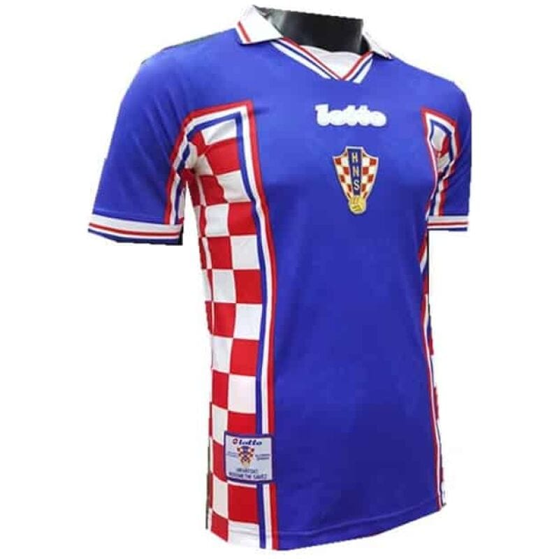Mens Croatia Retro Away Jersey 1998