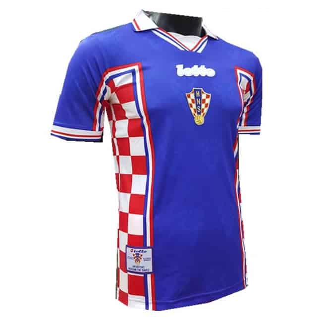 Mens Croatia Retro Away Jersey 1998