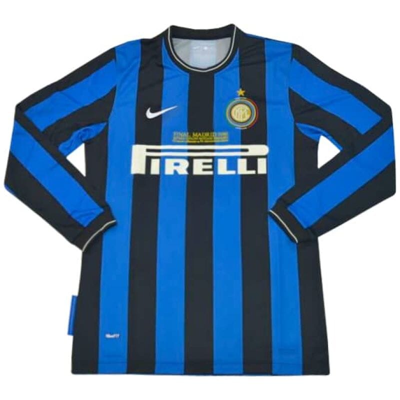 Inter Milan Retro Home Jersey Long Sleeve Mens 2009/10