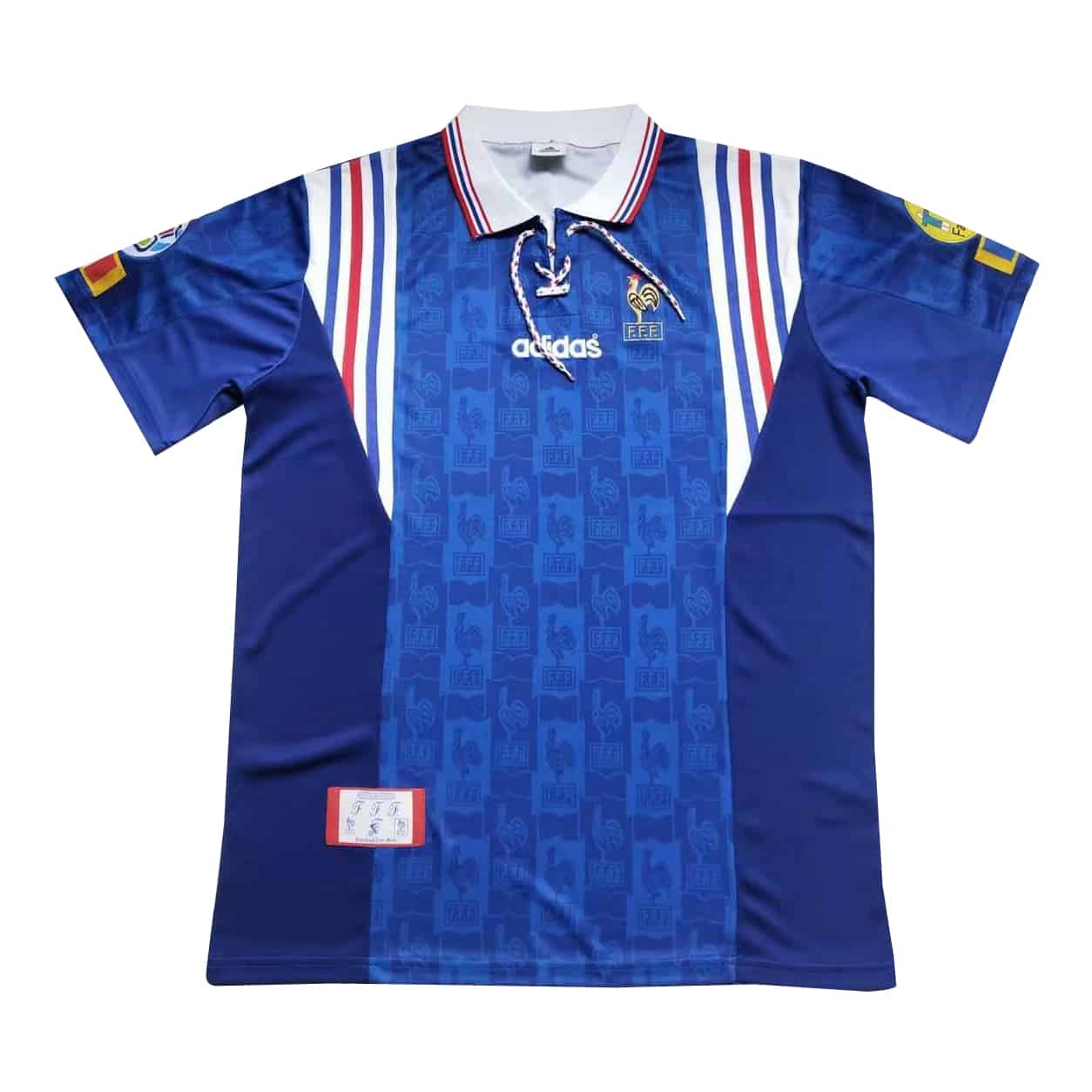 France Home Retro Jersey Mens 1996