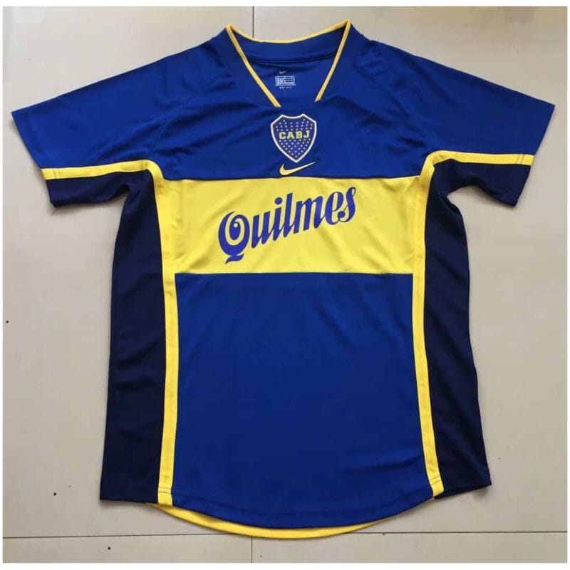 Boca Juniors Retro Home Jersey Mens 2001