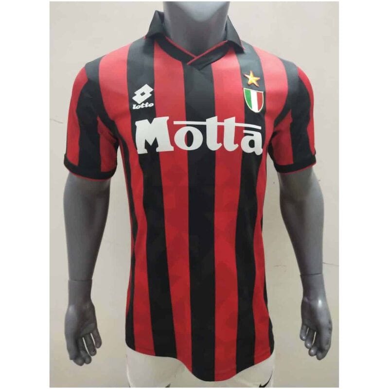 AC Milan Home Retro Jersey Mens 1993/1994