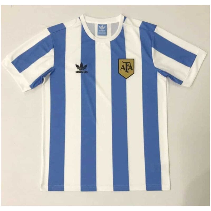 Argentina Home Retro Jersey Mens 1978