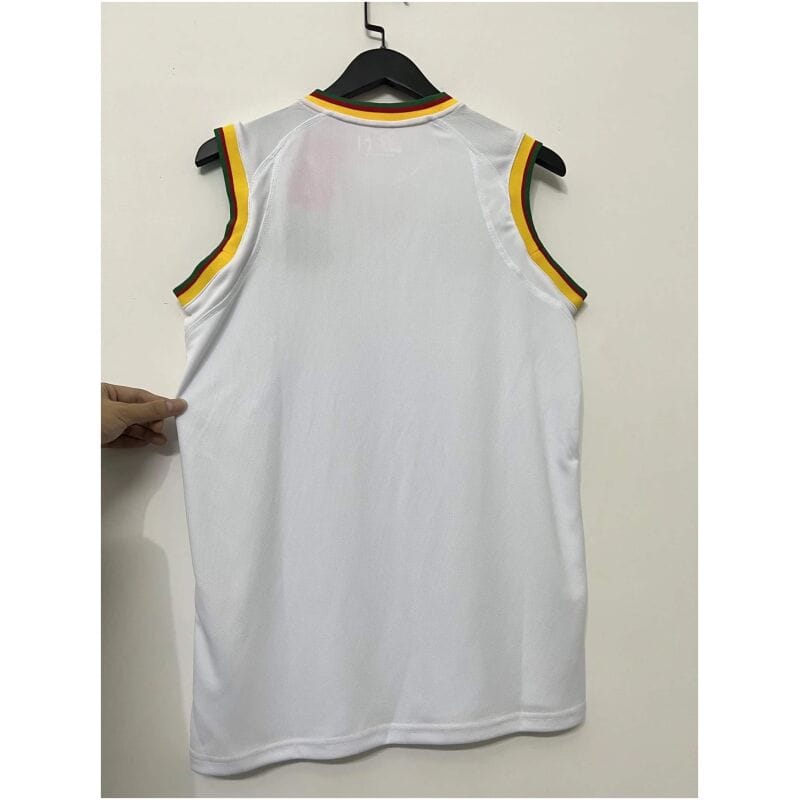 Mens Cameroun Retro Singlet White 2002