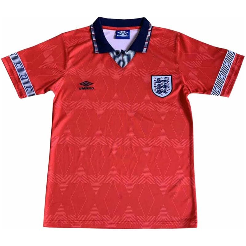 England Retro Away Jersey Mens 1990