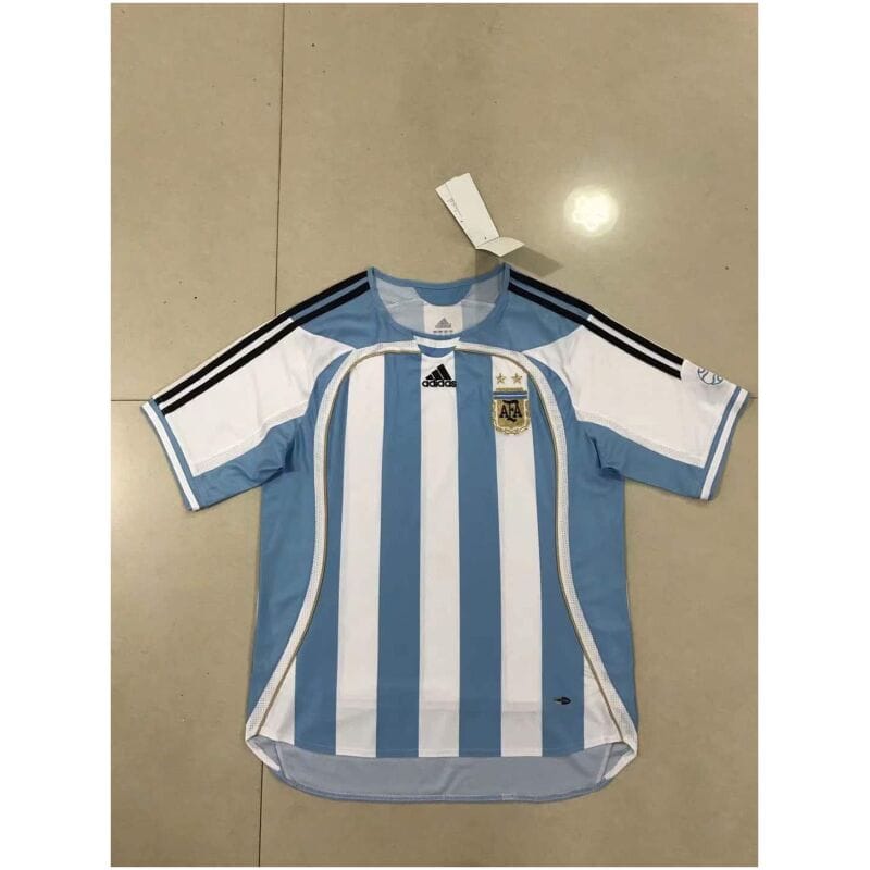 Argentina Home Retro Jersey Mens 2006
