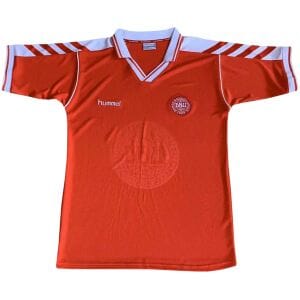 Mens Denmark Retro Home Jersey 1998