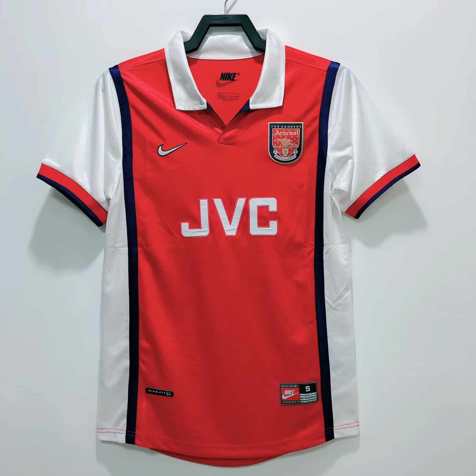 Mens Arsenal Retro Home Jersey 1998/99