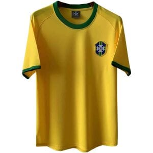 Mens Brazil Retro Home Jersey 1970