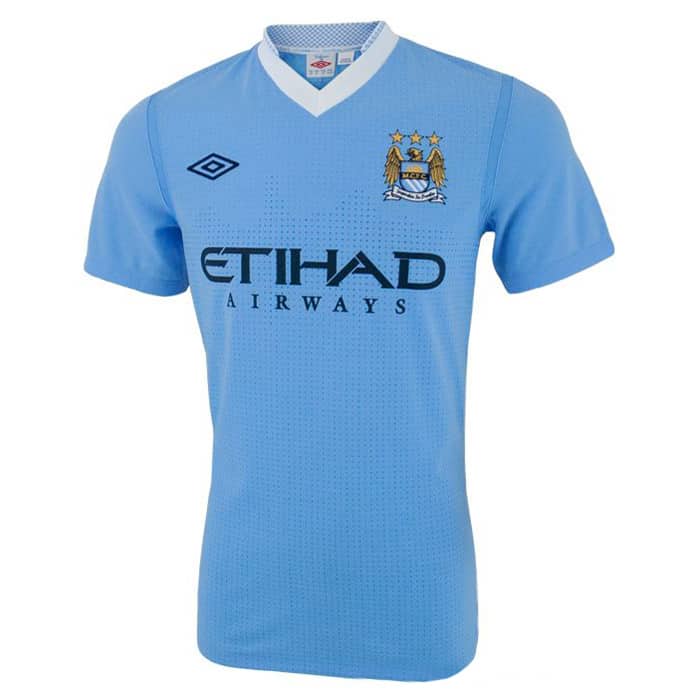 Mens Manchester City Retro Home Jersey 2011/12