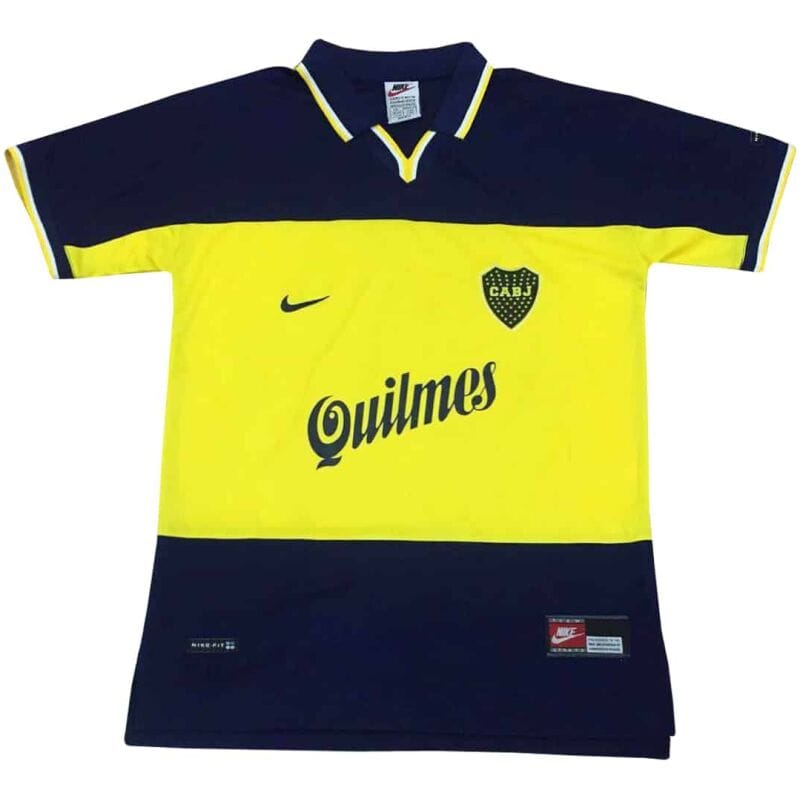 Boca Juniors Retro Home Jersey Mens 1999