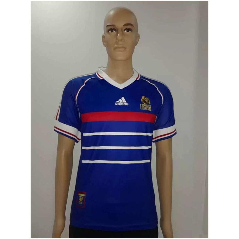 France Home Retro Jersey Mens 1998