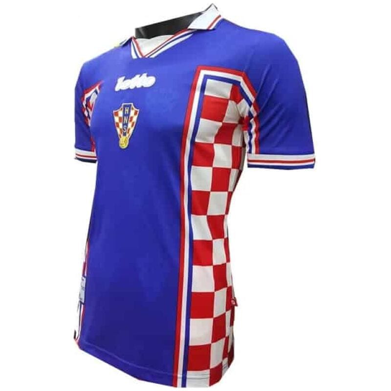 Mens Croatia Retro Away Jersey 1998