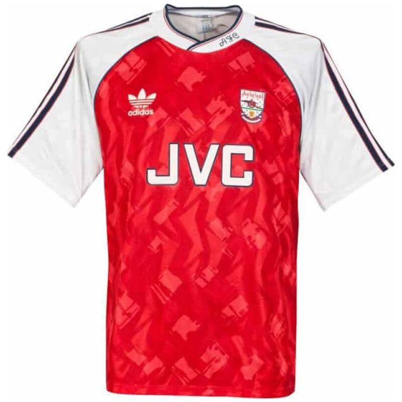 Mens Arsenal Retro Home Jersey 1990-1992