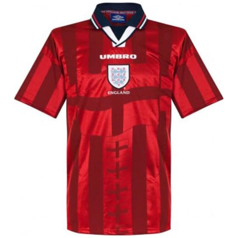 England Retro Away Jersey Mens 1998