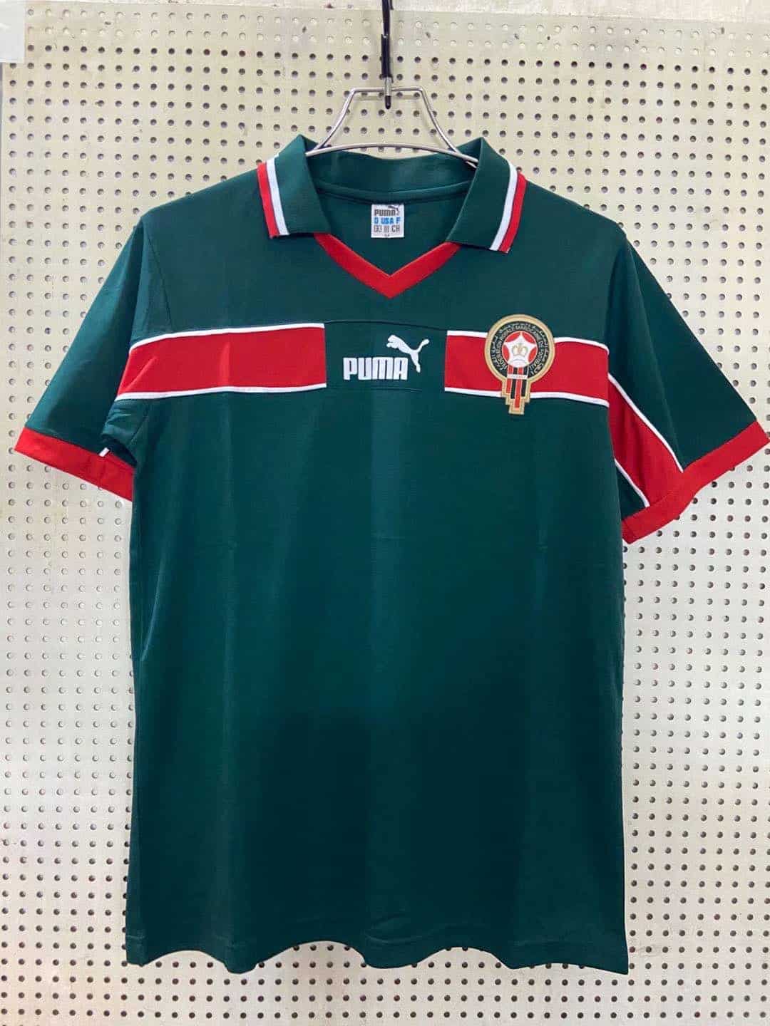 Mens Morocco Retro Home Jersey 1998