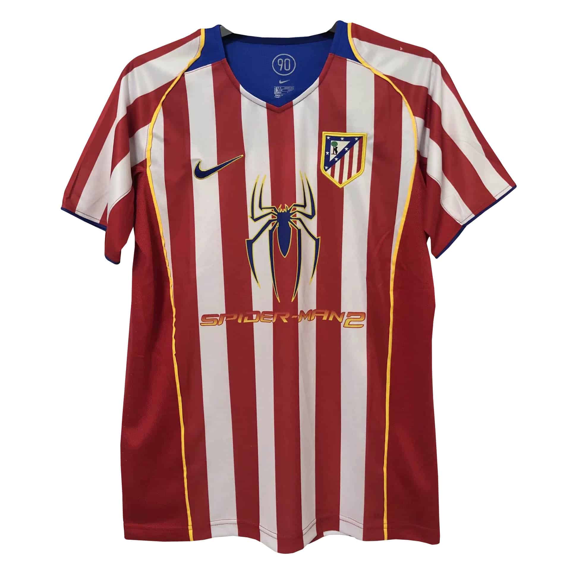 Mens Atletico Madrid Retro Home Jersey 2004/05