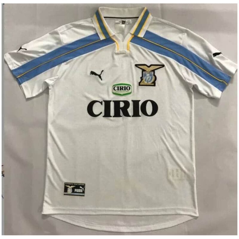 S.S. Lazio Retro Home Jersey Mens 2000/01