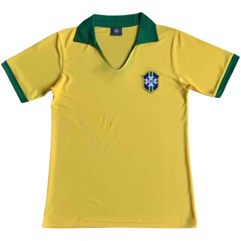 Brazil Retro Home Jersey Mens 1957