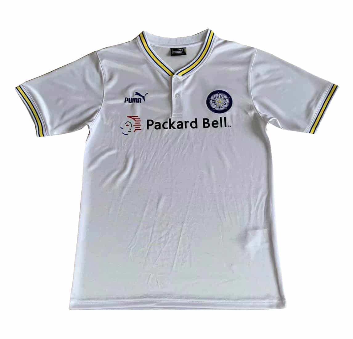 Leeds United Retro Home Jersey Mens 1998