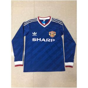 Manchester United Retro Away Jersey Long Sleeve Mens 1986/1987