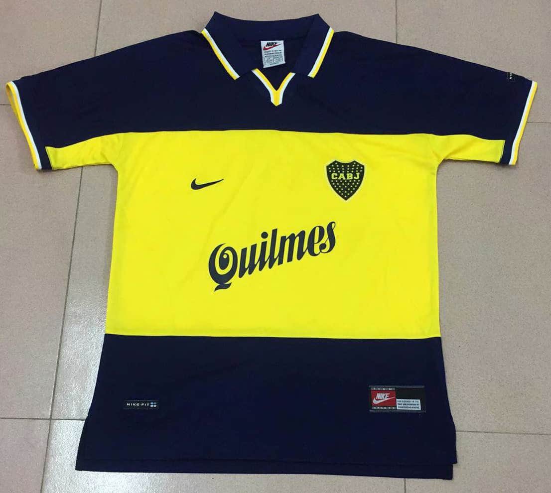 Boca Juniors Retro Home Jersey Mens 1999