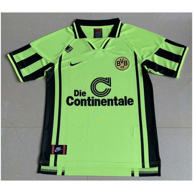 Borussia Dortmund Retro Home Jersey Mens 1996