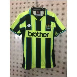 Mens Manchester City Retro Home Jersey 1998/99 Mens Manchester City Retro Home Jersey 1998/99