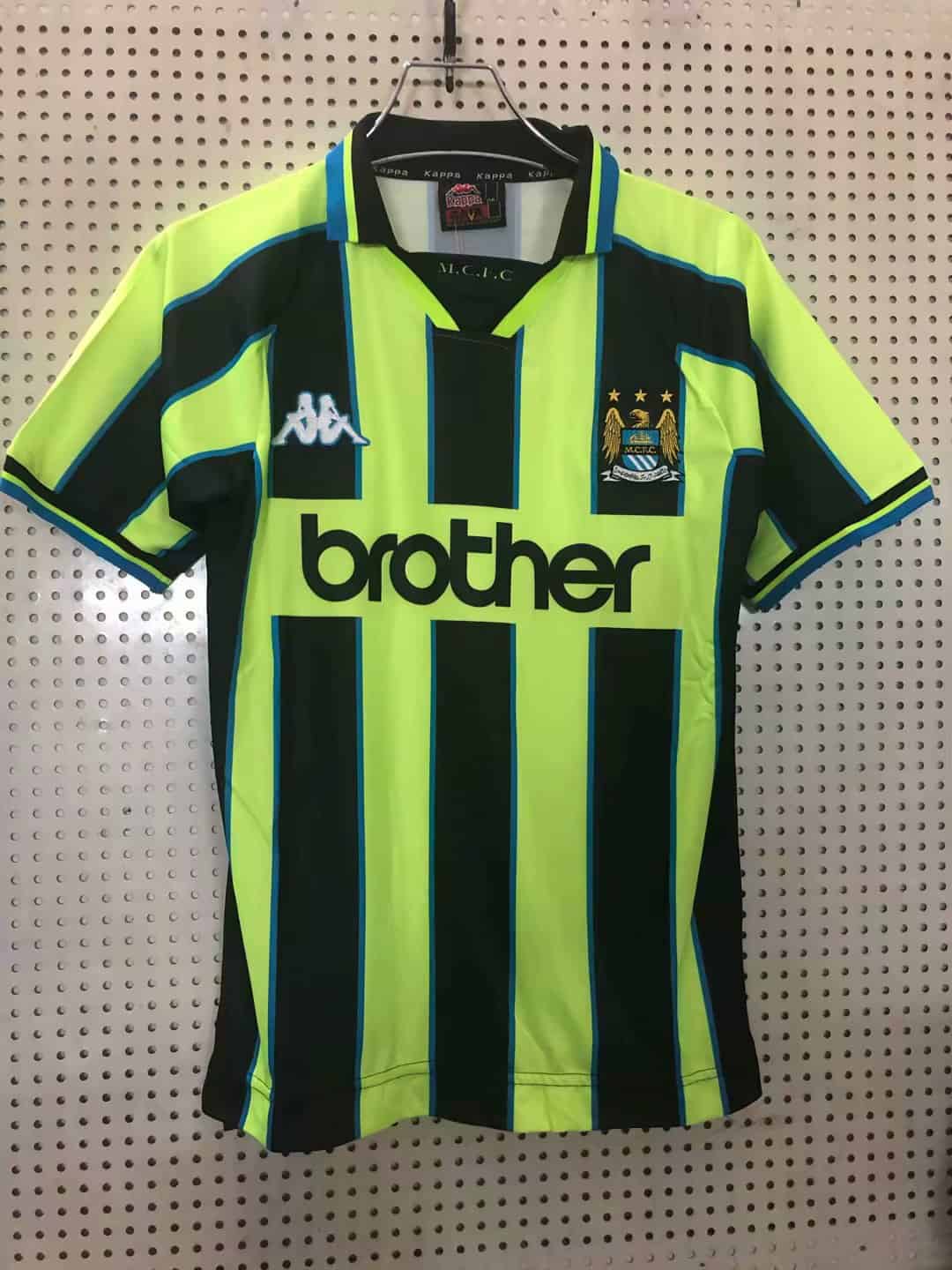 Mens Manchester City Retro Home Jersey 1998/99
