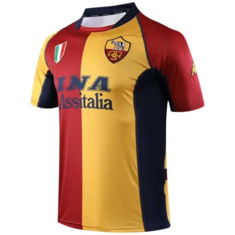 Mens Roma Retro Home Jersey 2001/2002