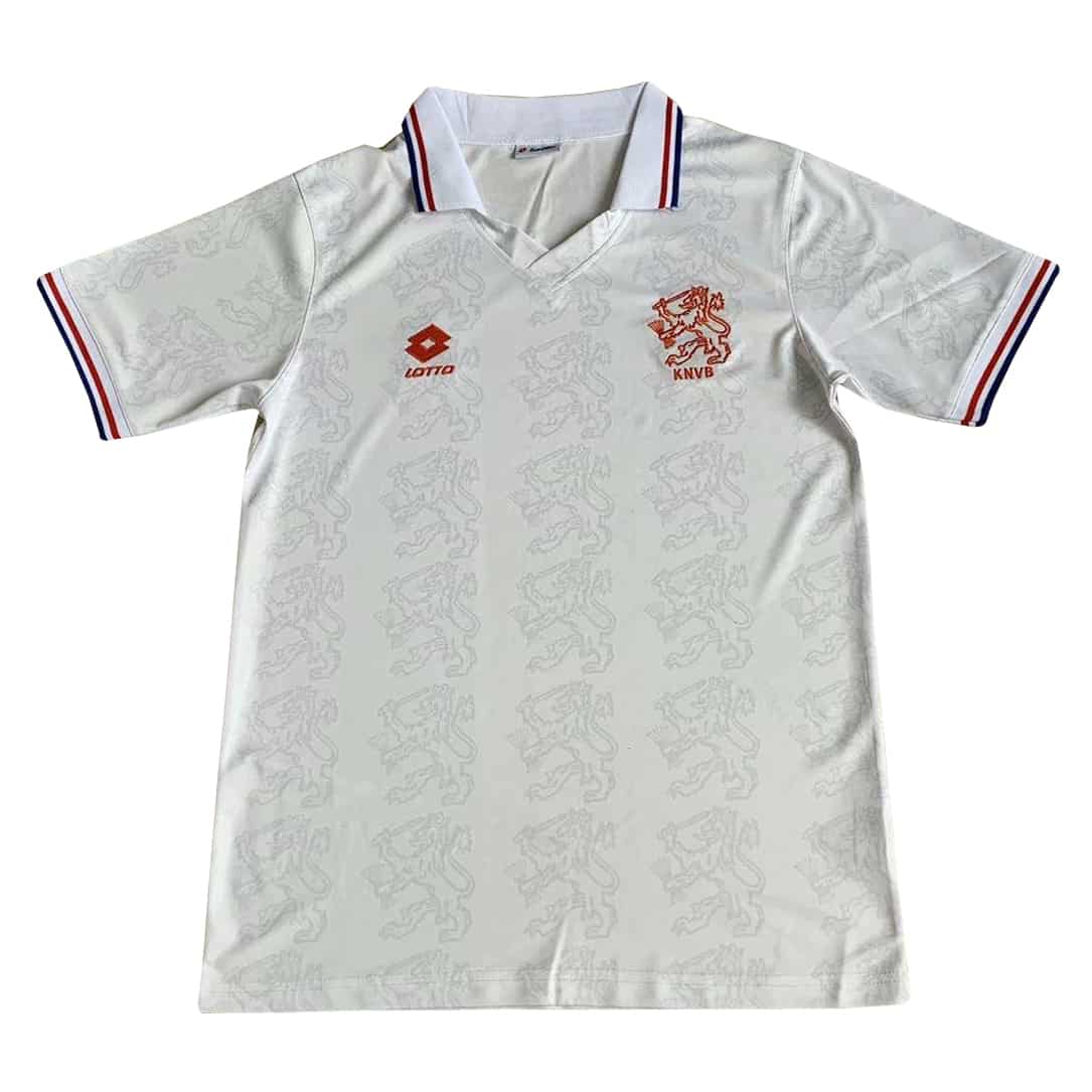 mENS Netherlands Retro Away Jersey 1995