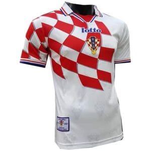 Mens Croatia Retro Home Jersey 1998