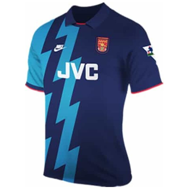Arsenal Retro Away Jersey Mens 1995