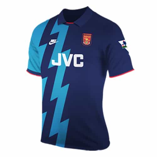 Arsenal Retro Away Jersey Mens 1995